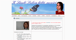 Desktop Screenshot of klaszloszilvia.hu